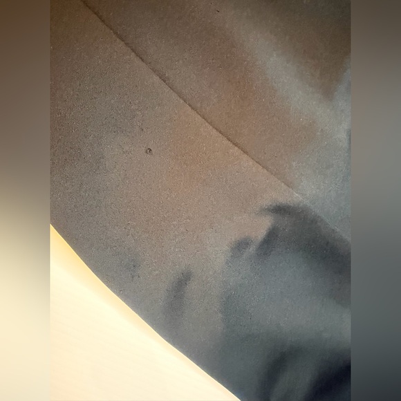 Vintage 1980s Nili Martin Strapless Black Evening Gown w/ Rhinestone Bow Sz 14 - Picture 6 of 11